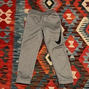 Nike Gray Sweatpants with Tapered Ankles